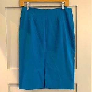 Flirty Stretchy L’Agence Turquoise Mini Skirt Sz 8